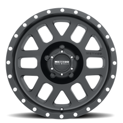 Method MR306 Mesh 18x9 -12mm Offset 5x5 94mm CB Matte Black Wheel