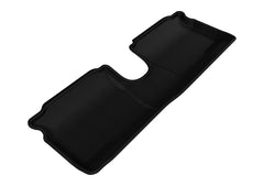 3D MAXpider 2012-2014 Toyota Yaris Hatchback Kagu 2nd Row Floormats - Black