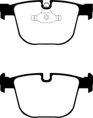 EBC 11-12 BMW 1M Coupe 3.0 Twin Turbo Greenstuff Rear Brake Pads