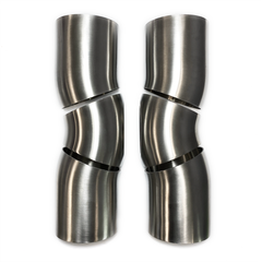 Stainless Bros SS304 Collector 2.5in X-Pipe (Small Crossover) Weld Kit