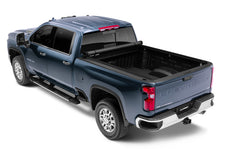 Lund 07-17 Chevy Silverado 1500 (8ft. Bed) Genesis Elite Roll Up Tonneau Cover - Black