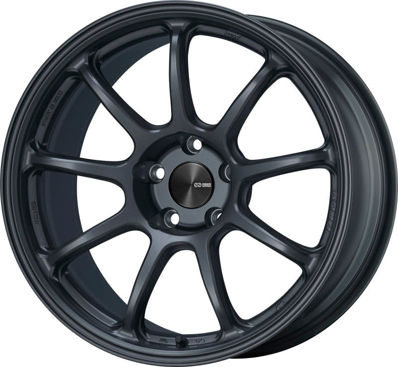 Enkei PF09 18x7.5 5x114.3 48mm Offset 75mm Bore Matte Gunmetal Wheel