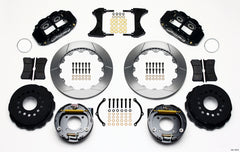 Wilwood Narrow Superlite 4R Rear P-Brk Kit 12.88in Chevy 12 Bolt w/ C-Clips 2.75in Off Stag Mount