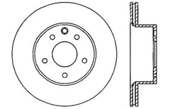 StopTech 08-09 Infiniti EX35 / 05-08 G35 / 09 G37 / 06-09 M35/M45 Cryo Drilled Left Rear Rotor