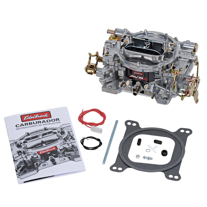 Edelbrock Carburetor Thunder Series 4-Barrel 800 CFM Manual Choke Calibration Satin Finish