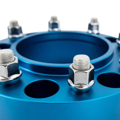 Mishimoto Borne Off-Road Wheel Spacers - 6x139.7 - 78.1 - 50mm - M14x1.5 - Blue