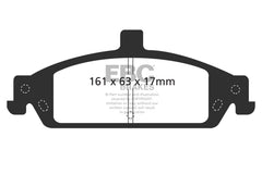 EBC 97 Chevrolet Malibu 2.4 Yellowstuff Front Brake Pads