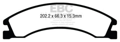 EBC 08+ Ford Econoline E150 4.6 Greenstuff Rear Brake Pads