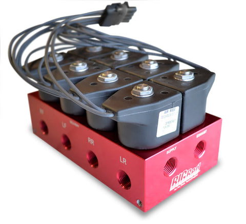 Ridetech 6 Gallon High Flow Big Red Compressor Leveling System Analog ...