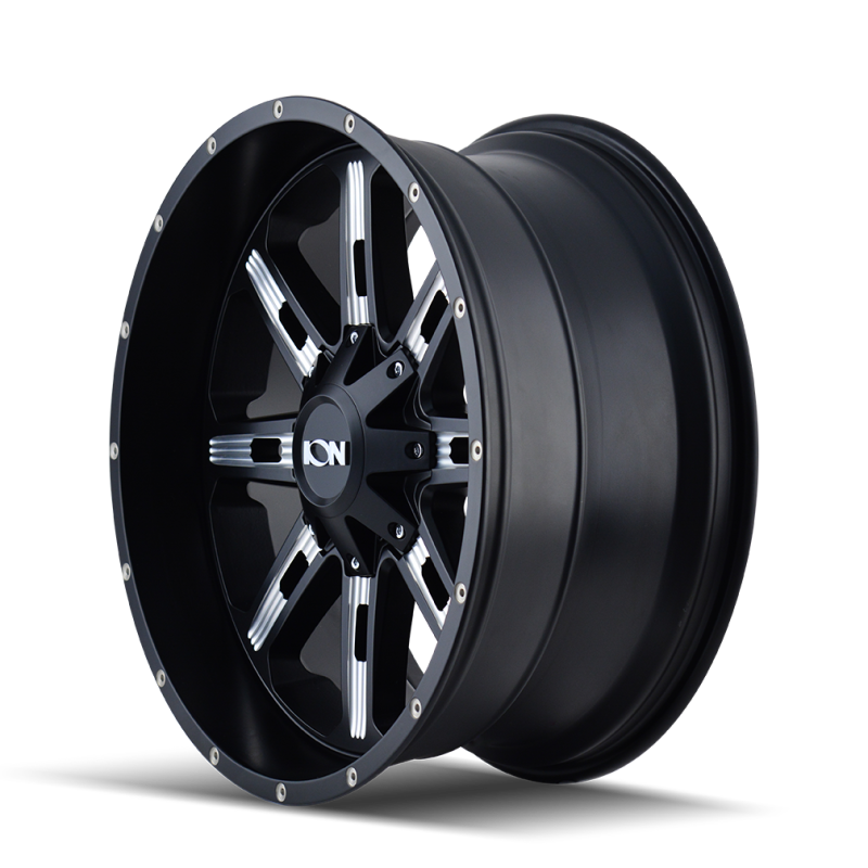 ION Type 184 20x9 / 6x135 BP / 0mm Offset / 106mm Hub Satin Black/Milled Spokes Wheel