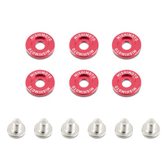 Mishimoto Small Fender Washer Kit (6pcs) - Red