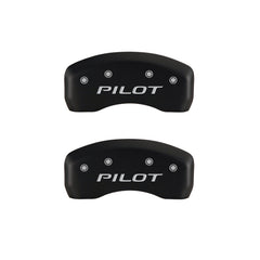 MGP 4 Caliper Covers Engraved Front Honda Engraved Rear Pilot/2016 Red finish silver ch