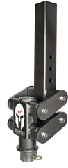 Gen-Y Spartan Torsion-Flex 5in Offset 4in SQ Tube Gooseneck 2-5/16in Coupler Extended Height