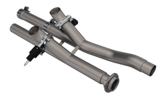 QTP 17-18 Ford Raptor EC/CC 2.5in 304SS Aggressor Cutout Dual Mid Pipes