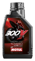 Motul 1L Synthetic-ester Oil 300V Factory Line Road Racing 10W40