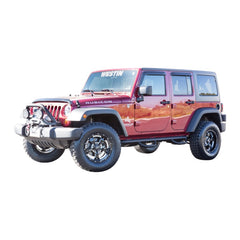 Westin 2007-2018 Jeep Wrangler/Wrangler Unlimited Wade Platinum Bug Shield - Smoke