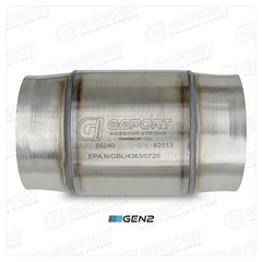 GESI G-Sport 400 CPSI GEN 2 EPA Compliant 4in Inlet/Out Catalytic Converter-4.5in x 4in 500-850HP