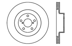 StopTech 02-10 WRX Drilled Right Front Rotor