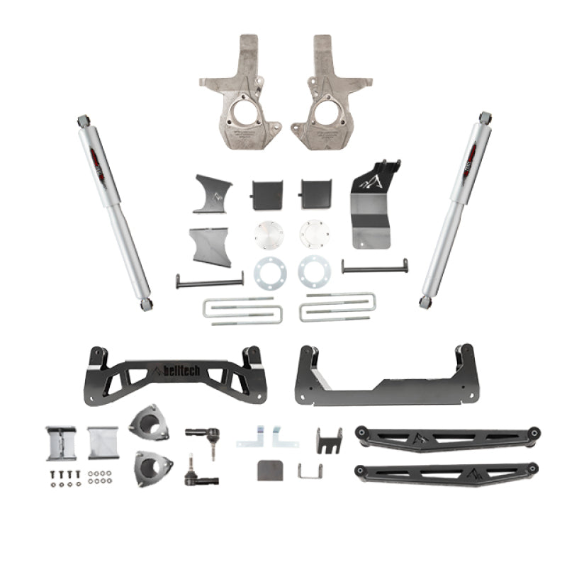 Belltech 16-18 Chevrolet Silverado / GMC Sierra 1500 4WD 7-9in Suspension Lift Kit w/ Shocks