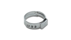Vibrant One Ear Stepless Pinch Clamps 20.3-23.5mm clamping range (Pack of 10) SS 7mm band width