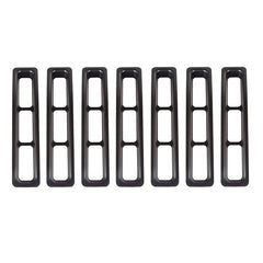 Rugged Ridge Grille Inserts Black 97-06 Jeep Wrangler