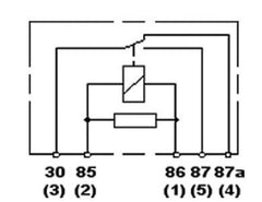Hella Relay 24V 10/20A Spdt Res Wthr Bkt