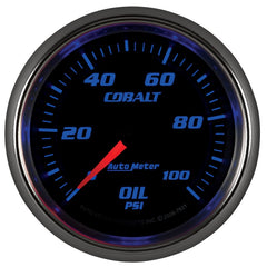 Autometer Cobalt 66mm 0-100 PSI Oil Pressure Gauge