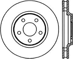 StopTech 98-02 Chevrolet Camaro / Pontiac Firebird/Trans Am Slotted & Drilled Front Left Rotor