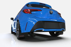 Rally Armor 08-17 Mitsubishi EVO X Black Mud Flap BCE Logo