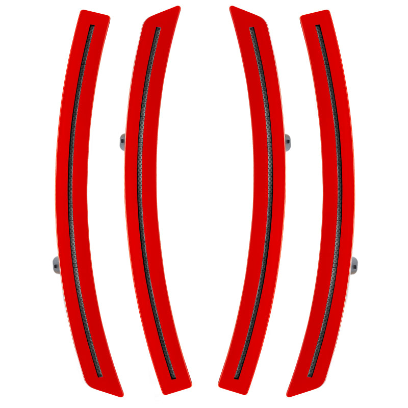 Oracle Chevrolet Corvette C7 Concept Sidemarker Set - Tinted - Victory Red (GCN)