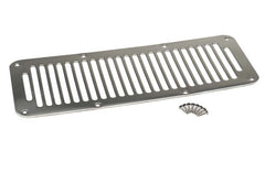 Kentrol 87-95 Jeep Wrangler YJ Hood Vent 8 Holes- Polished Silver