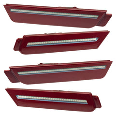 Oracle 10-15 Chevrolet Camaro Concept Sidemarker Set - Clear - Red Jewel Tint Coat (GAQ)