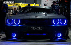 Oracle 08-14 Dodge Challenger Dynamic Surface Mount Headlight Halo Kit - ColorSHIFT - Dynamic