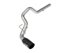 aFe LARGE BORE HD 3in 409-SS DPF-Back Exhaust w/Black Tip 14-18 RAM 1500 EcoDiesel V6-3.0L (td)