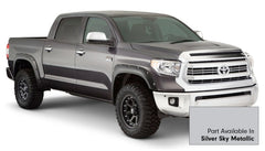Bushwacker 16-18 Toyota Tundra Fleetside Pocket Style Flares 4pc 66.7/78.7/97.6in Bed - Silver Sky