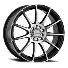 Maxxim Champ 17x7 8x100/108 ET40 Machined Face / Gloss Black