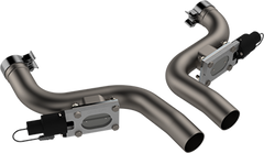 QTP 15-19 Dodge Challenger/Charger 6.2L/6.4L 304SS Aggressor Cutout Dual Mid Pipes