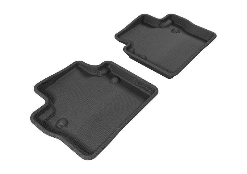 3D MAXpider 2007-2016 Volvo S80 Kagu 2nd Row Floormats - Gray