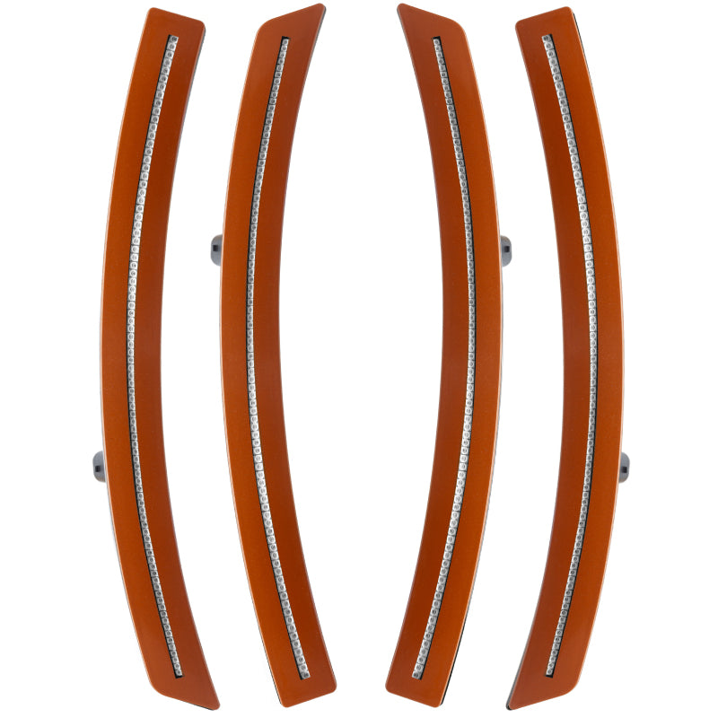 Oracle Chevy Corvette C7 Concept Sidemarker Set - Clear - Daytona Sunrise Orange Metallic (G1H)