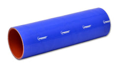 Vibrant 4 Ply Reinforced Silicone Straight Hose Coupling - 4.5in I.D. x 12in long (BLUE)