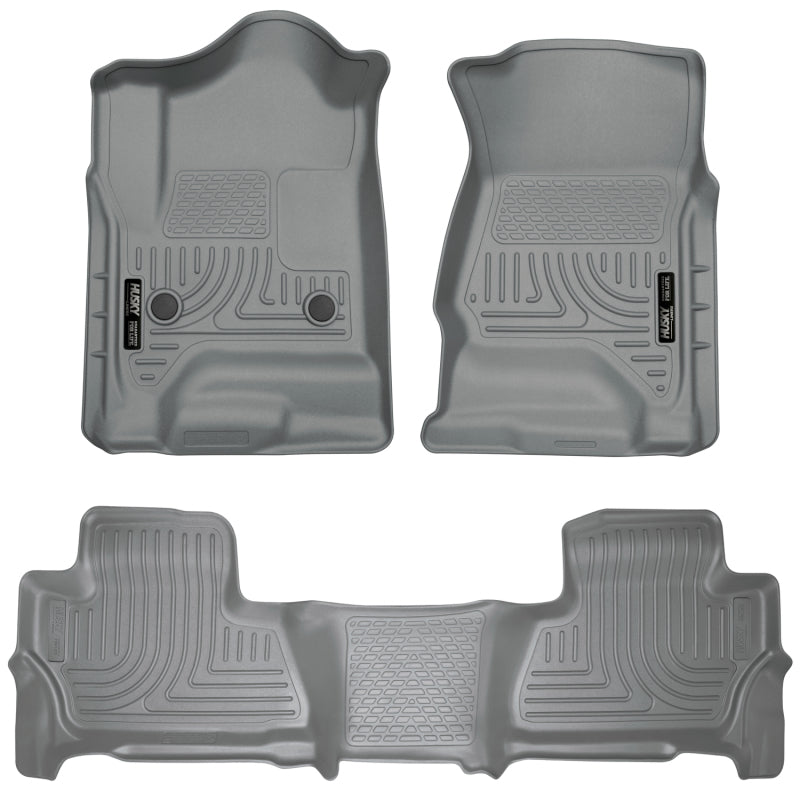 Husky Liners 2015 Chevy/GMC Tahoe/Yukon WeatherBeater Combo Grey Floor Liners
