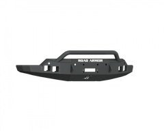 Road Armor 19-21 GMC Sierra 1500 Stealth Front Winch Bumper w/ Pre-Runner Guard - Tex Blk
