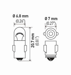 Hella Bulb 3898 12V 2W Ba7S T2 (2)
