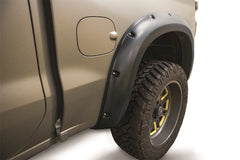 Lund 19-21 Chevy Silverado 1500 RX-Rivet Style Smooth Elite Series Fender Flares - Black (2 Pc.Rear)