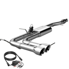 QTP 14-18 Chevy Silverado 1500 4.8L/5.3L EC/CC SB 304SS Screamer Cat-Back Side Exit w/4.5in Tips