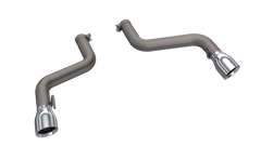 QTP 16-18 Chevrolet Camaro SS 6.2L 304SS Eliminator Muffler Delete Axle Back Exhaust w/4.5in Tips