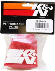 K&N Kawasaki / Yamaha / Sea Doo / Polaris Red Round Tapered Drycharger Filter Wrap 3in x4.5inx4in