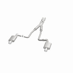 MagnaFlow 10-12 Cadillac CTS V6 3.0L (Exc AWD) Dual Split Rear Exit Stainless Cat Back Perf Exhaust