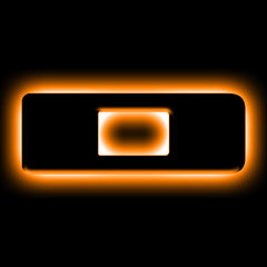 ORACLE Lighting Universal Illuminated LED Letter Badges - Matte Black Surface Finish - D