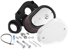 K&N Street Metal Intake System - Flare Lg Capacity Intake System-Harley Davidson